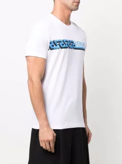 ( Nouvelle Collection ) Versace T-shirt à Logo Imprimé Homme -Pas Cher Versace Boutique 17977285 37985479 600