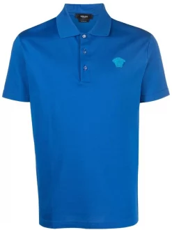 ( Nouvelle Collection ) Versace Polo Medusa à Logo Brodé Homme