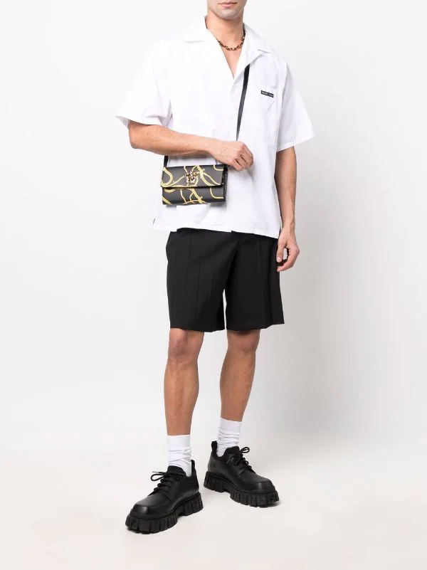 ( Nouvelle Collection ) Versace 5B00V NERO+ORO-ORO VERSACE Sac Porté épaule Medusa Head En Cuir Homme 2 ( Nouvelle Collection ) Versace 5B00V NERO+ORO-ORO VERSACE Sac Porté épaule Medusa Head En Cuir Homme – Image 2