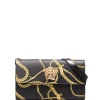 ( Nouvelle Collection ) Versace 5B00V NERO+ORO-ORO VERSACE Sac Porté épaule Medusa Head En Cuir Homme