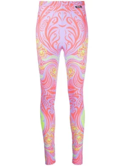 ( Nouvelle Collection ) Versace Legging à Imprimé Abstrait Femme