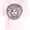 ( Nouvelle Collection ) Versace T-shirt Medusa à Fronces 1PB90 PINK
