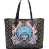 ( Nouvelle Collection ) Versace 5B50V BLACK+KAKI+CANDY+CORAL-VERSACEGOLD Sac Cabas La Greca Medusa Music Femme
