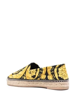 ( Nouvelle Collection ) Versace D4191 NERO+ORO Espadrilles à Imprimé Barocco Femme 6 ( Nouvelle Collection ) Versace D4191 NERO+ORO Espadrilles à Imprimé Barocco Femme -Pas Cher Versace Boutique 17981133 37978695 600