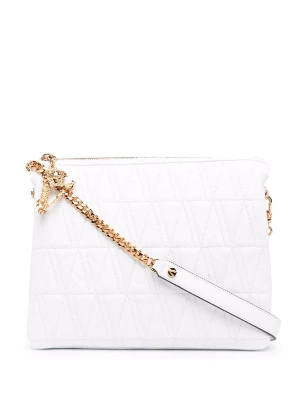 ( Nouvelle Collection ) Versace Sac Porté épaule Virtus BIANCO 1 ( Nouvelle Collection ) Versace Sac Porté épaule Virtus BIANCO