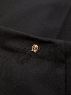 ( Nouvelle Collection ) Versace Pantalon De Tailleur à Coupe Courte 1B000 BLACK -Pas Cher Versace Boutique 17993732 38042918 600