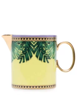 Versace Tasse Imprimée à Empiècements Contrastants Femme