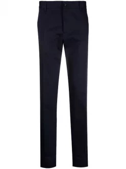 ( Nouvelle Collection ) Versace 1U040 NAVY Pantalon Chino à Imprimé La Greca Homme