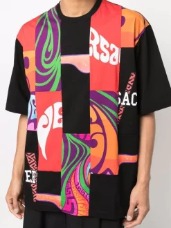 ( Nouvelle Collection ) Versace T-shirt à Imprimé Graphique 5B020 BLACK + MULTICOLOR 9 ( Nouvelle Collection ) Versace T-shirt à Imprimé Graphique 5B020 BLACK + MULTICOLOR -Pas Cher Versace Boutique 18006056 38193794 600