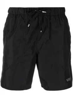 ( Nouvelle Collection ) Versace Short De Bain à Imprimé La Greca Homme