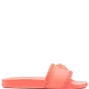 ( Nouvelle Collection ) Versace Claquettes à Motif Medusa 1R380 CORAL