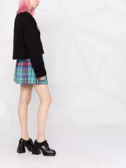 ( Nouvelle Collection ) Versace 1B000 BLACK Sweat Crop à Logo Imprimé Femme 9 ( Nouvelle Collection ) Versace 1B000 BLACK Sweat Crop à Logo Imprimé Femme -Pas Cher Versace Boutique 18031316 38197226 600