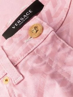 ( Nouvelle Collection ) Versace Jean La Greca à Coupe Slim 1D310 CANDY -Pas Cher Versace Boutique 18049524 38656306 600