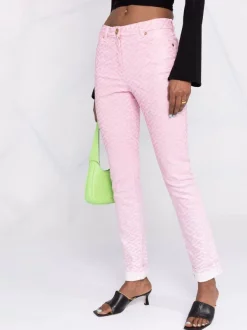 ( Nouvelle Collection ) Versace Jean La Greca à Coupe Slim 1D310 CANDY -Pas Cher Versace Boutique 18049524 38706331 600