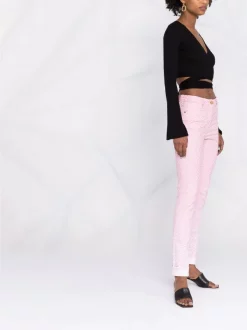 ( Nouvelle Collection ) Versace Jean La Greca à Coupe Slim 1D310 CANDY -Pas Cher Versace Boutique 18049524 38706335 600