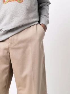 ( Nouvelle Collection ) Versace Bermuda à Coupe Droite 1K050 BEIGE -Pas Cher Versace Boutique 18064387 38313752 600