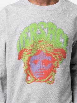 ( Nouvelle Collection ) Versace 1E090 LIGHT GREY Sweat à Motif Medusa Homme -Pas Cher Versace Boutique 18064400 38314813 600