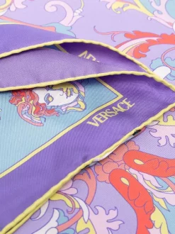 ( Nouvelle Collection ) Versace Foulard En Soie à Imprimé Baroque Femme -Pas Cher Versace Boutique 18065022 38381569 600