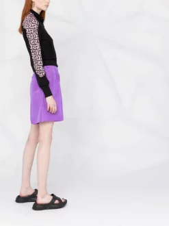 ( Nouvelle Collection ) Versace 5B530 NERO + CANDY Sweat La Greca à Fermeture Zippée Femme -Pas Cher Versace Boutique 18069674 25e67ec7 d8af 41cb a31b d8fe116568c4 600