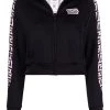 ( Nouvelle Collection ) Versace 5B530 NERO + CANDY Sweat La Greca à Fermeture Zippée Femme