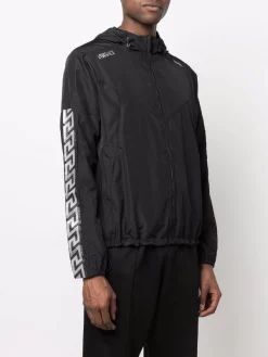 ( Nouvelle Collection ) Versace Veste Légère à Imprimé Greca 1B000 BLACK -Pas Cher Versace Boutique 18075043 38346925 600