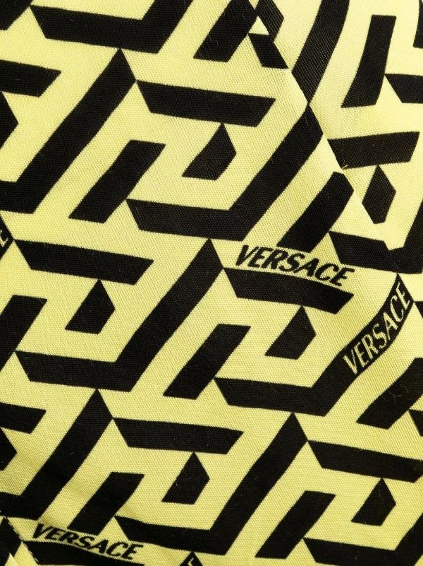 ( Nouvelle Collection ) Versace 5Y090 PINEAPPLE BLACK Robe Sans Manches à Imprimé Greca Femme 8 ( Nouvelle Collection ) Versace 5Y090 PINEAPPLE BLACK Robe Sans Manches à Imprimé Greca Femme – Image 8