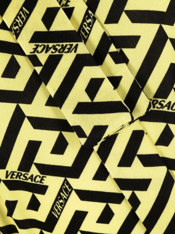 ( Nouvelle Collection ) Versace 5Y090 PINEAPPLE BLACK Robe Sans Manches à Imprimé Greca Femme 7 ( Nouvelle Collection ) Versace 5Y090 PINEAPPLE BLACK Robe Sans Manches à Imprimé Greca Femme – Image 7