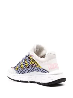 ( Nouvelle Collection ) Versace Baskets Trigreca 6W500 BIANCO+CANDY+NERO+ORCHID -Pas Cher Versace Boutique 18079369 38411470 600