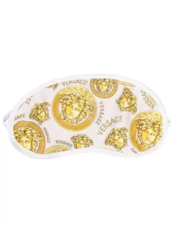 Versace Masque De Nuit En Coton à Logo Medusa Imprimé Z7127 PINK/GOLD
