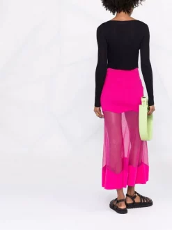 ( Nouvelle Collection ) Versace 1B000 BLACK Cardigan Crop à Design Ouvert Femme -Pas Cher Versace Boutique 18106261 38640804 600