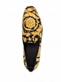 Versace Mocassins En Soie à Imprimé Baroque Homme -Pas Cher Versace Boutique 18106996 38484894 600