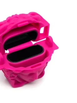 ( Nouvelle Collection ) Versace étui D'AirPods Medusa 1PE7V CERISE-VERSACE GOLD -Pas Cher Versace Boutique 18109331 38497114 600