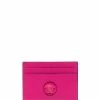 ( Nouvelle Collection ) Versace Porte-cartes Medusa En Cuir 1PE8V CERISE