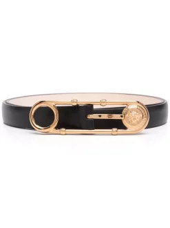 Versace Ceinture Medusa En Cuir Femme