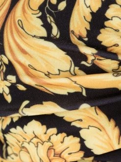 ( Nouvelle Collection ) Versace 5B000 BLACK GOLD Haut De Bikini Bandeau à Imprimé Baroque Femme -Pas Cher Versace Boutique 18128181 38466098 600