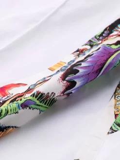 Versace 5W030 Pantalon De Jogging à Imprimé Graphique Homme -Pas Cher Versace Boutique 18129546 38446404 600