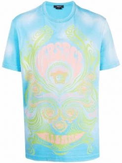 ( Nouvelle Collection ) Versace SKY+PRINT T-shirt Medusa Music Homme