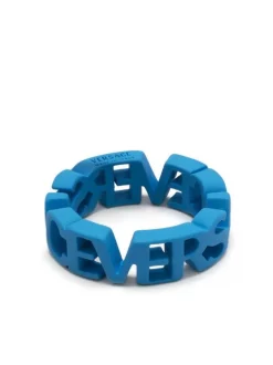 ( Nouvelle Collection ) Versace Anneau à Logo Lettre Femme