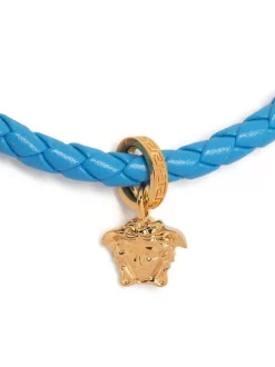 ( Nouvelle Collection ) Versace Bracelet En Cuir à Logo Medusa Femme -Pas Cher Versace Boutique 18134147 39036551 600