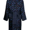 ( Nouvelle Collection ) Versace Robe De Chambre En Soie à Motif Greca Homme