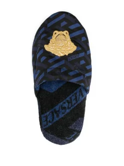 ( Nouvelle Collection ) Versace Z7404 Chaussons La Greca Medusa Femme -Pas Cher Versace Boutique 18136266 39034160 600