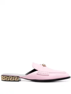 ( Nouvelle Collection ) Versace Mules à Logo Medusa Femme