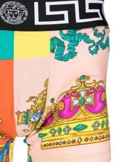 ( Nouvelle Collection ) Versace 5X000 Boxer à Imprimé Graphique Homme -Pas Cher Versace Boutique 18138790 39661353 600