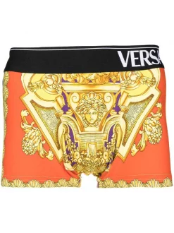 ( Nouvelle Collection ) Versace 5L290 Boxer à Motif Baroque Homme