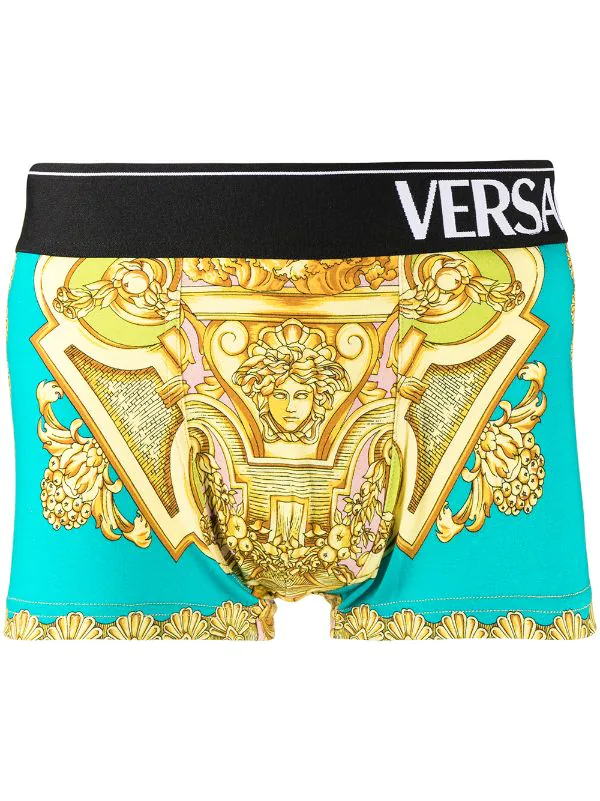 ( Nouvelle Collection ) Versace Boxer à Motif Baroque 5P370 1 ( Nouvelle Collection ) Versace Boxer à Motif Baroque 5P370