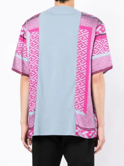( Nouvelle Collection ) Versace T-shirt à Imprimé La Greca 1V540 -Pas Cher Versace Boutique 18139505 39662728 600