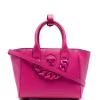 ( Nouvelle Collection ) Versace Sac à Main La Medusa En Cuir 1PE8V CERISE