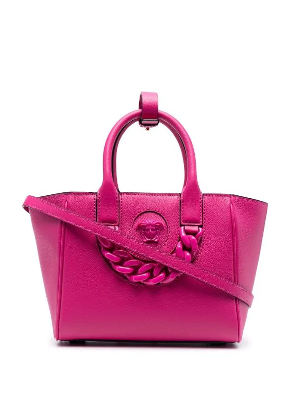( Nouvelle Collection ) Versace Sac à Main La Medusa En Cuir 1PE8V CERISE 1 ( Nouvelle Collection ) Versace Sac à Main La Medusa En Cuir 1PE8V CERISE