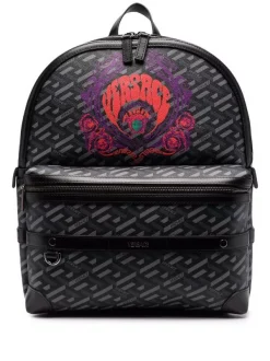 ( Nouvelle Collection ) Versace Sac à Dos à Logo Imprimé Homme