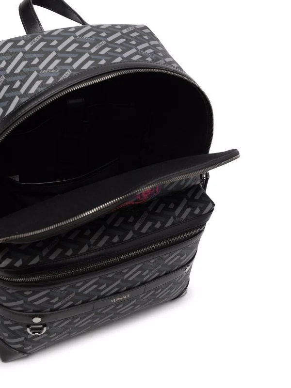 ( Nouvelle Collection ) Versace Sac à Dos à Logo Imprimé Homme 5 ( Nouvelle Collection ) Versace Sac à Dos à Logo Imprimé Homme – Image 5